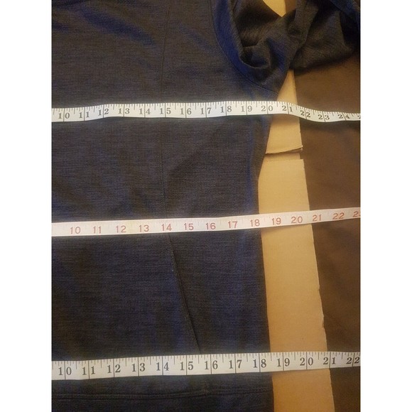 Avia Womens Purple Hooded BurnOut Pullover Drawstring Thumb Hole Size Large - Picture 12 of 12